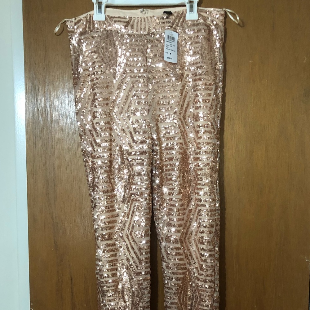 Shiny sequin pants